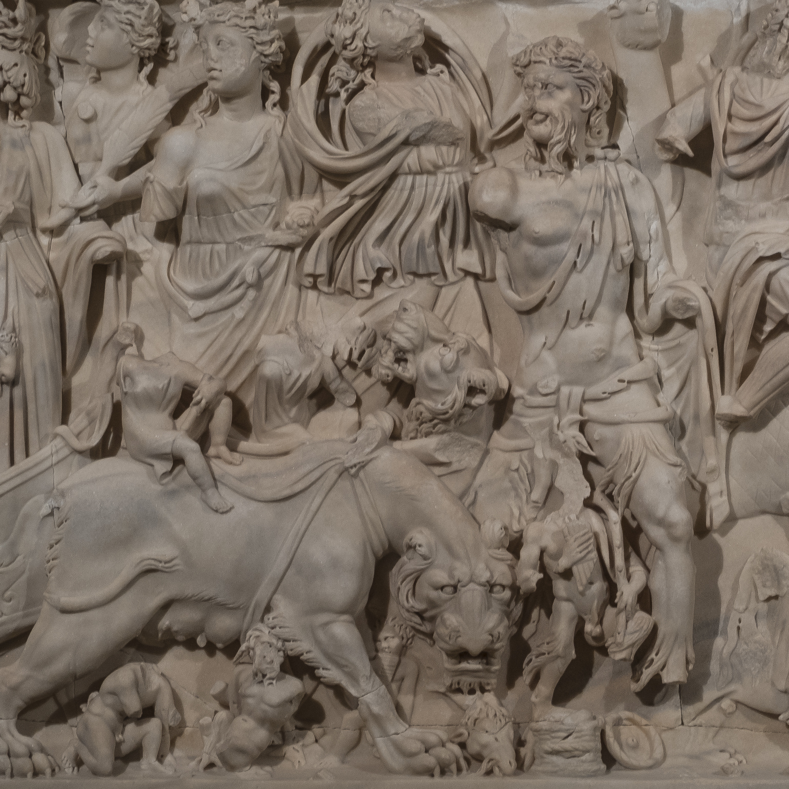 Le sarcophage du triomphe de Bacchus